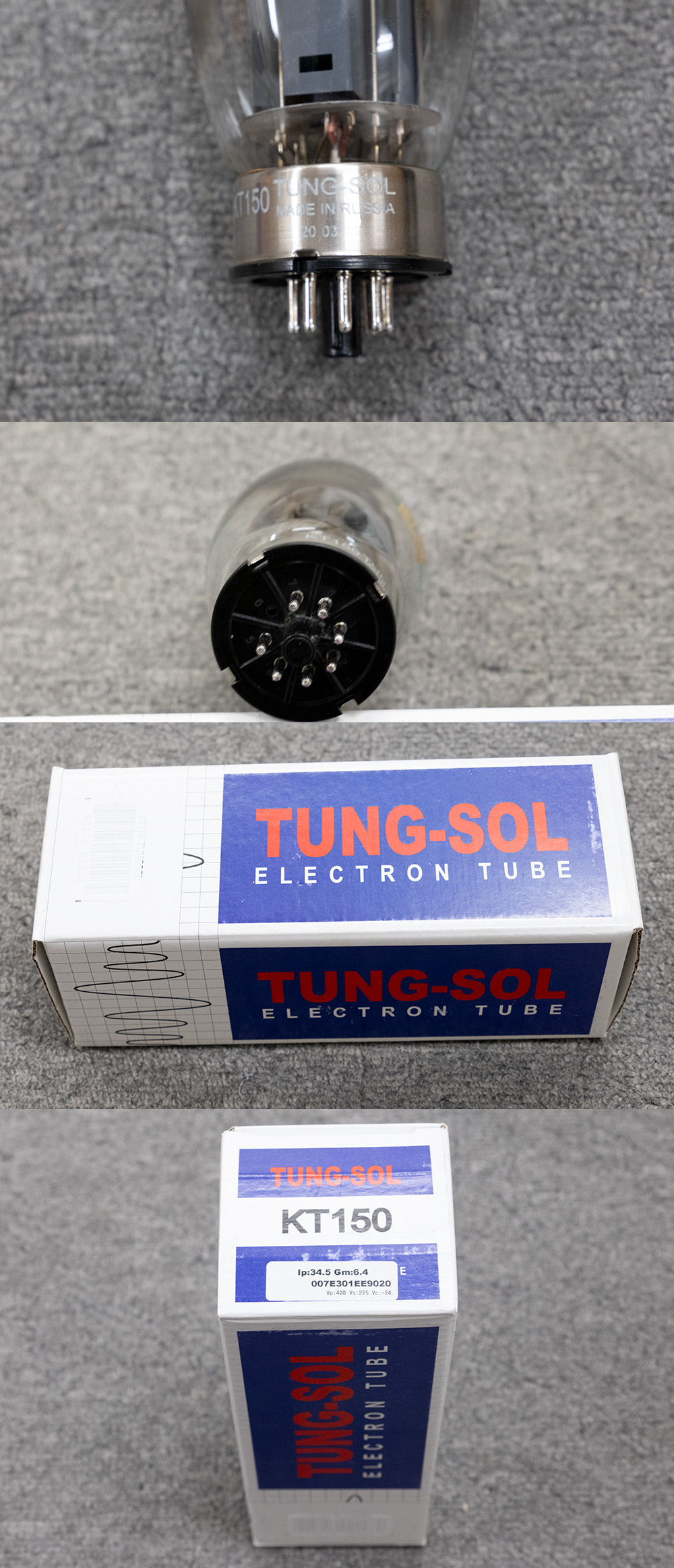 Yahoo!オークション TUNGSOL KT150 真空管1本 ジャンク品